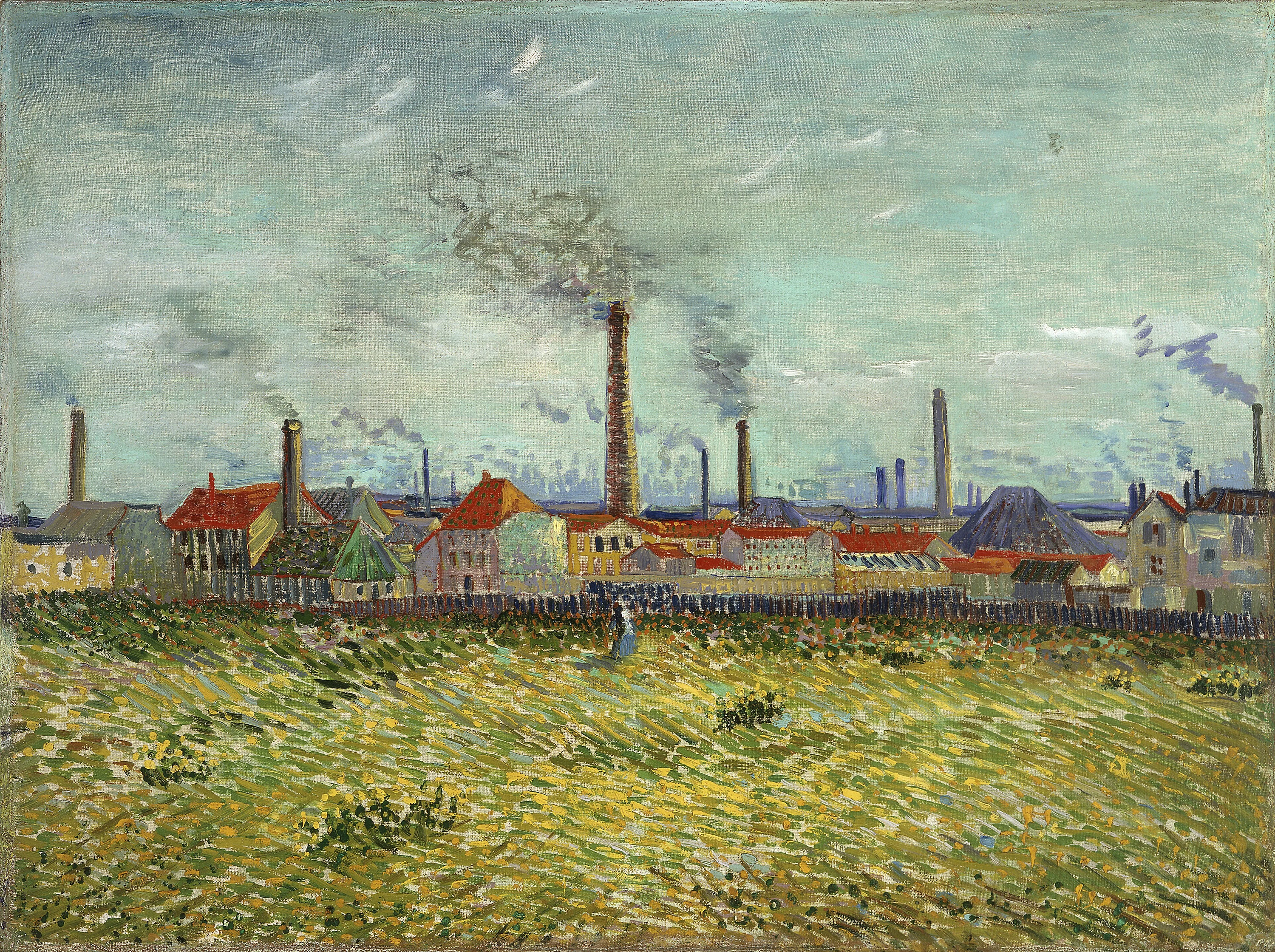 Usines à Asnières, Vincent van Gogh