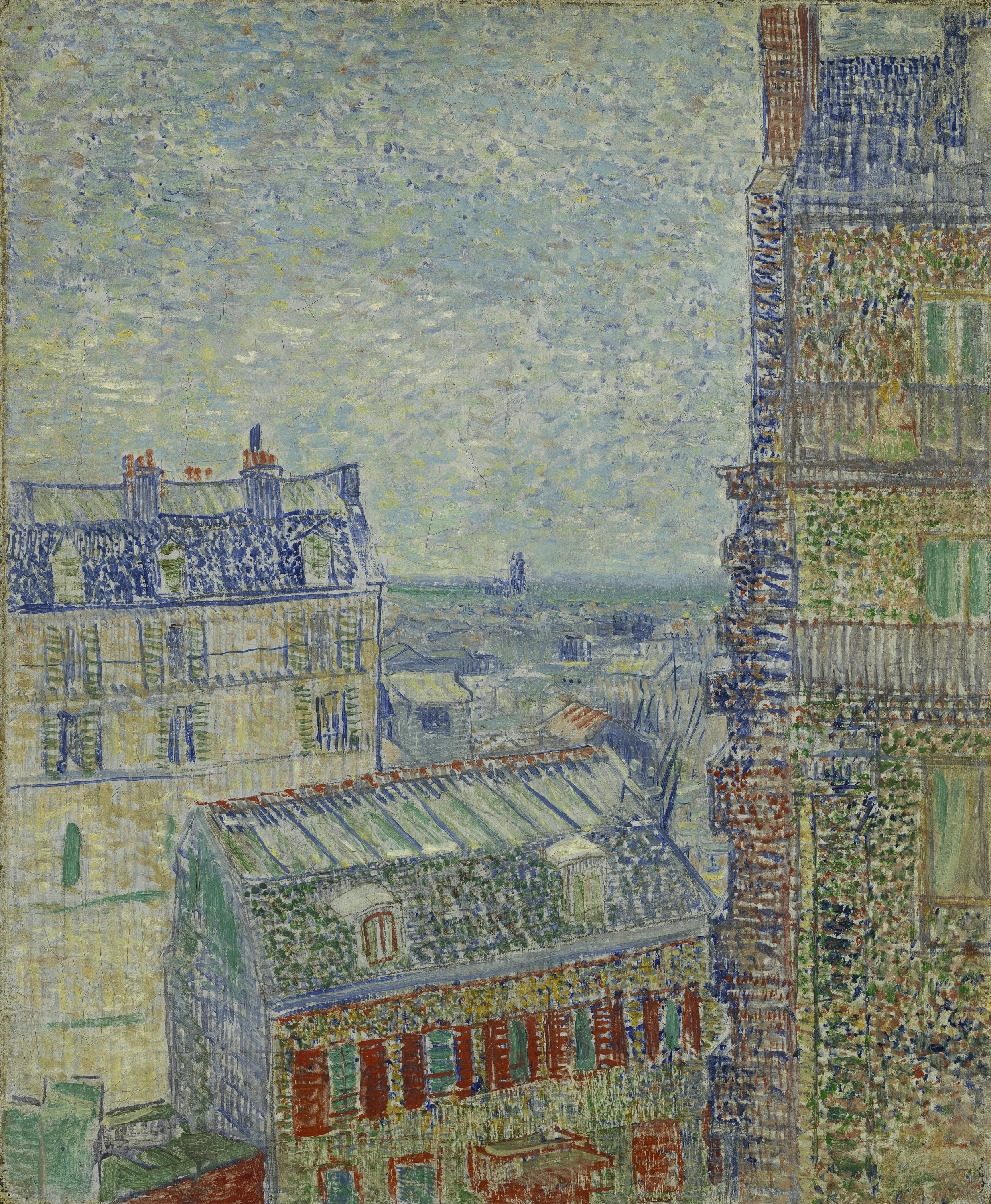 Vue des toits de Paris, Vincent van Gogh