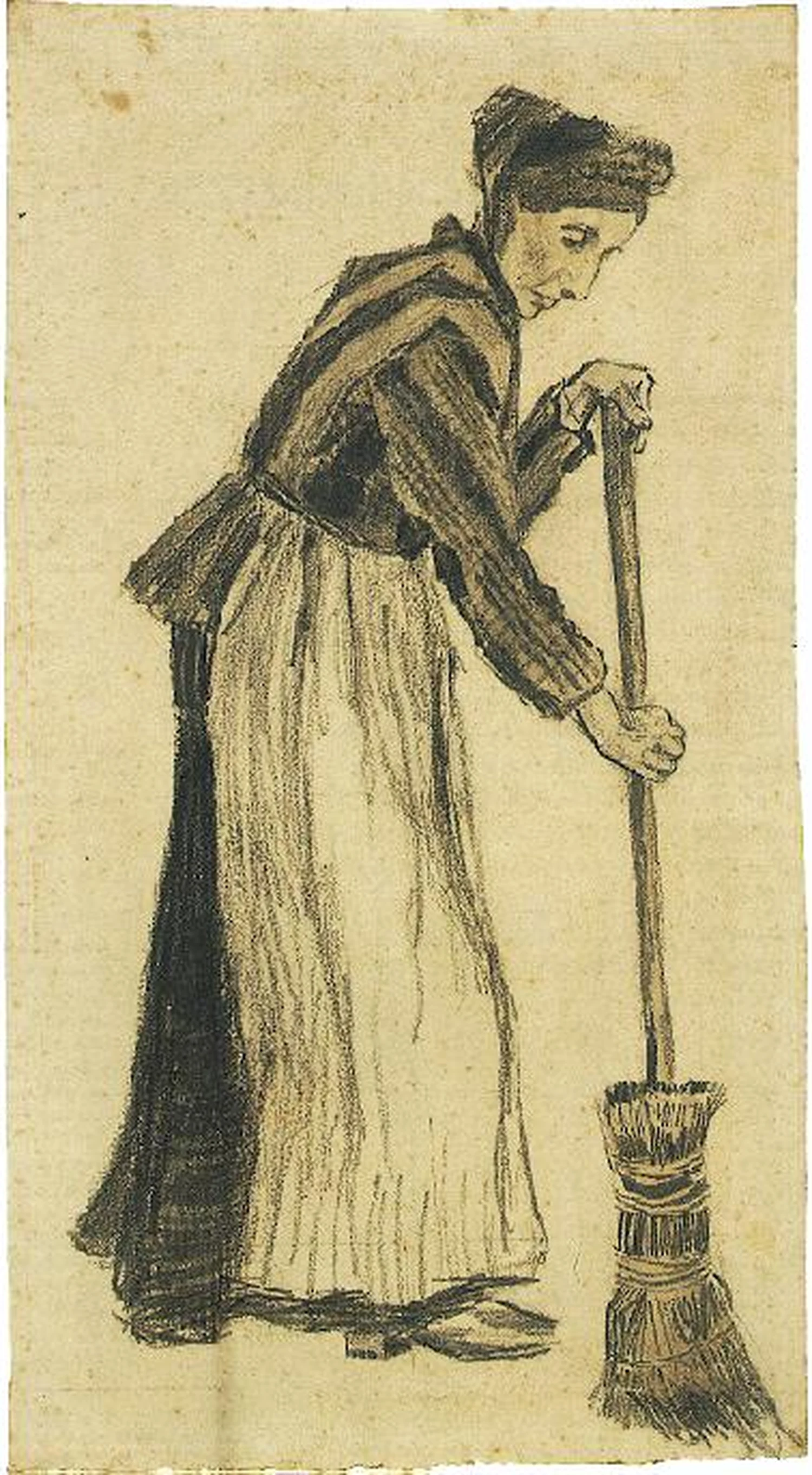 Woman with a Broom, Vincent van Gogh