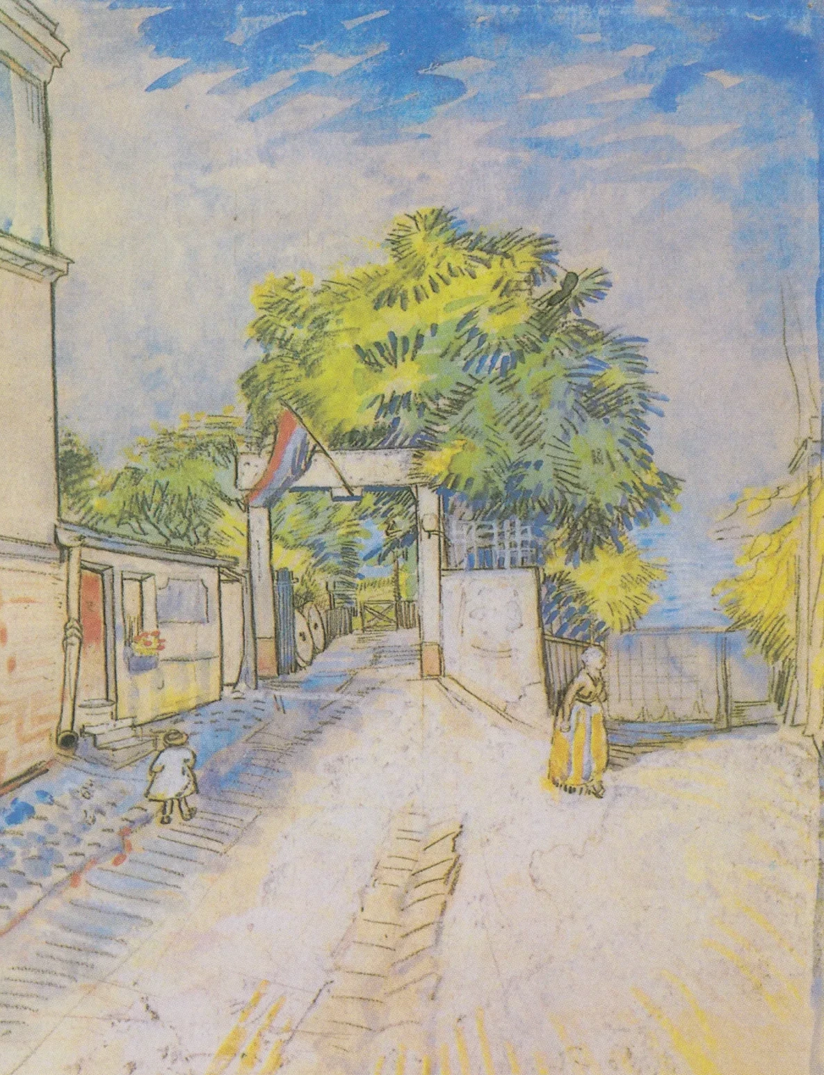 A way with the entrance to a viewpoint, Vincent van Gogh