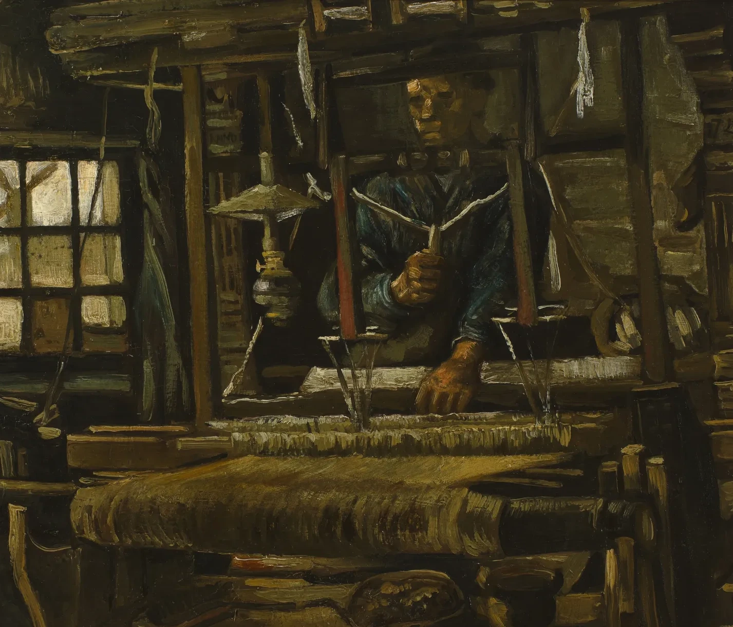 A Weaver's Cottage, Vincent van Gogh