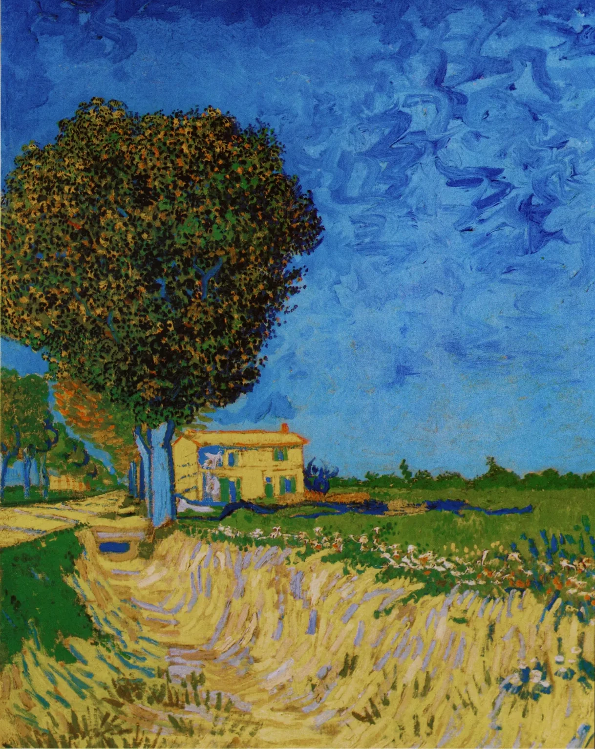 Allée près d'Arles, Vincent van Gogh