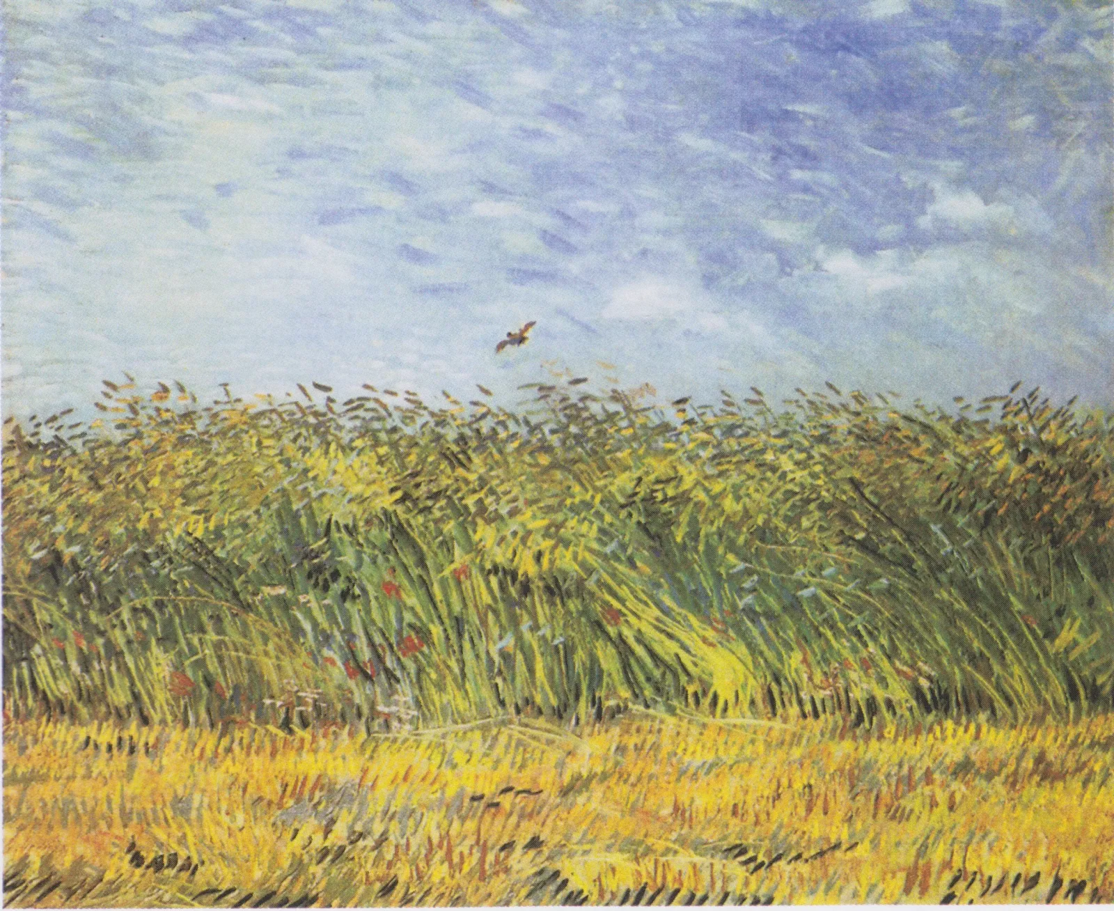 Champ de blé à l'alouette, Vincent van Gogh