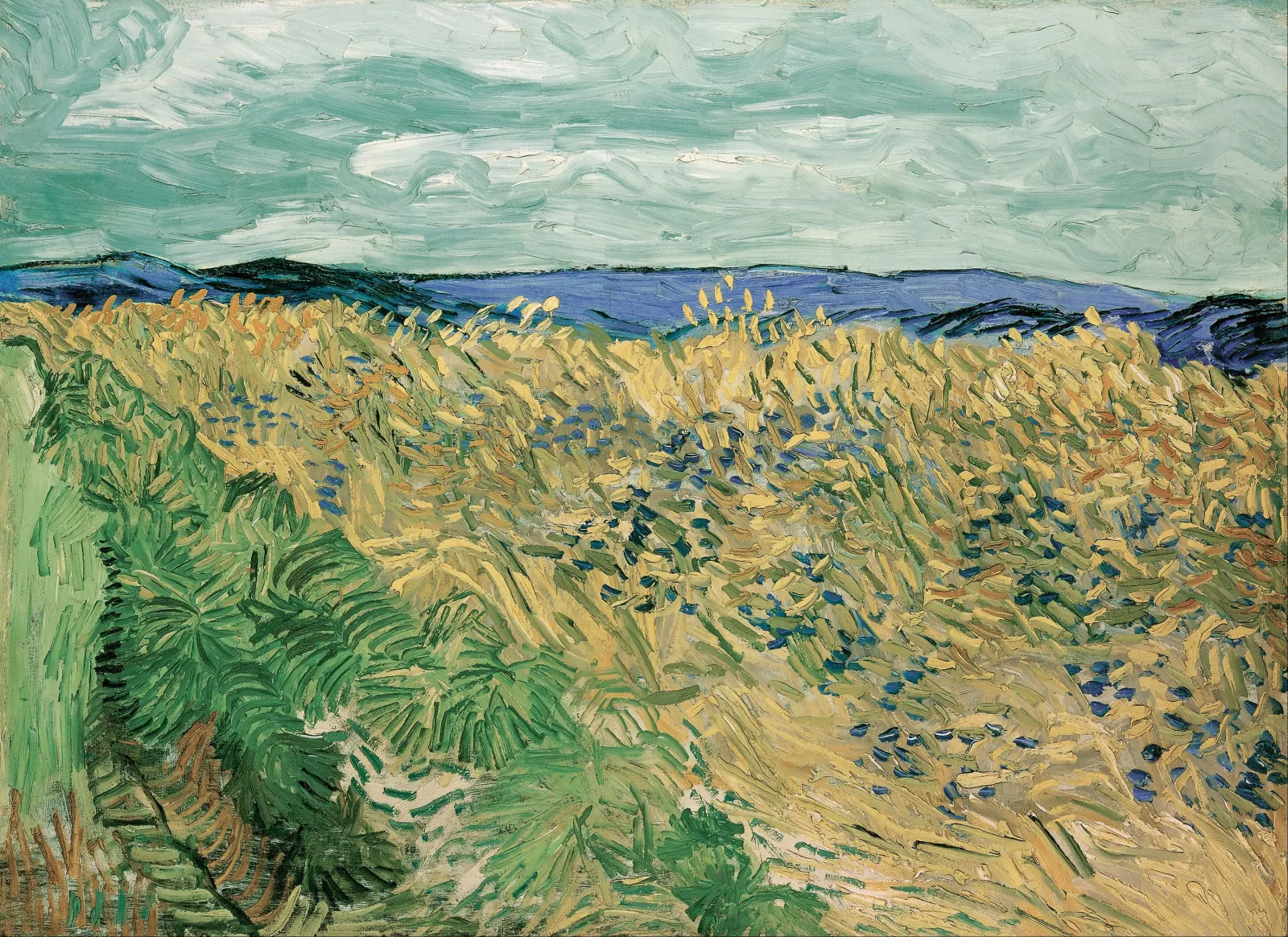 Champ de blé aux bleuets, Vincent van Gogh