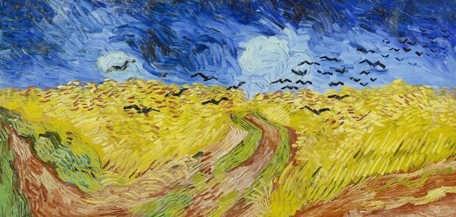 Campo de trigo con cuervos, Vincent van Gogh