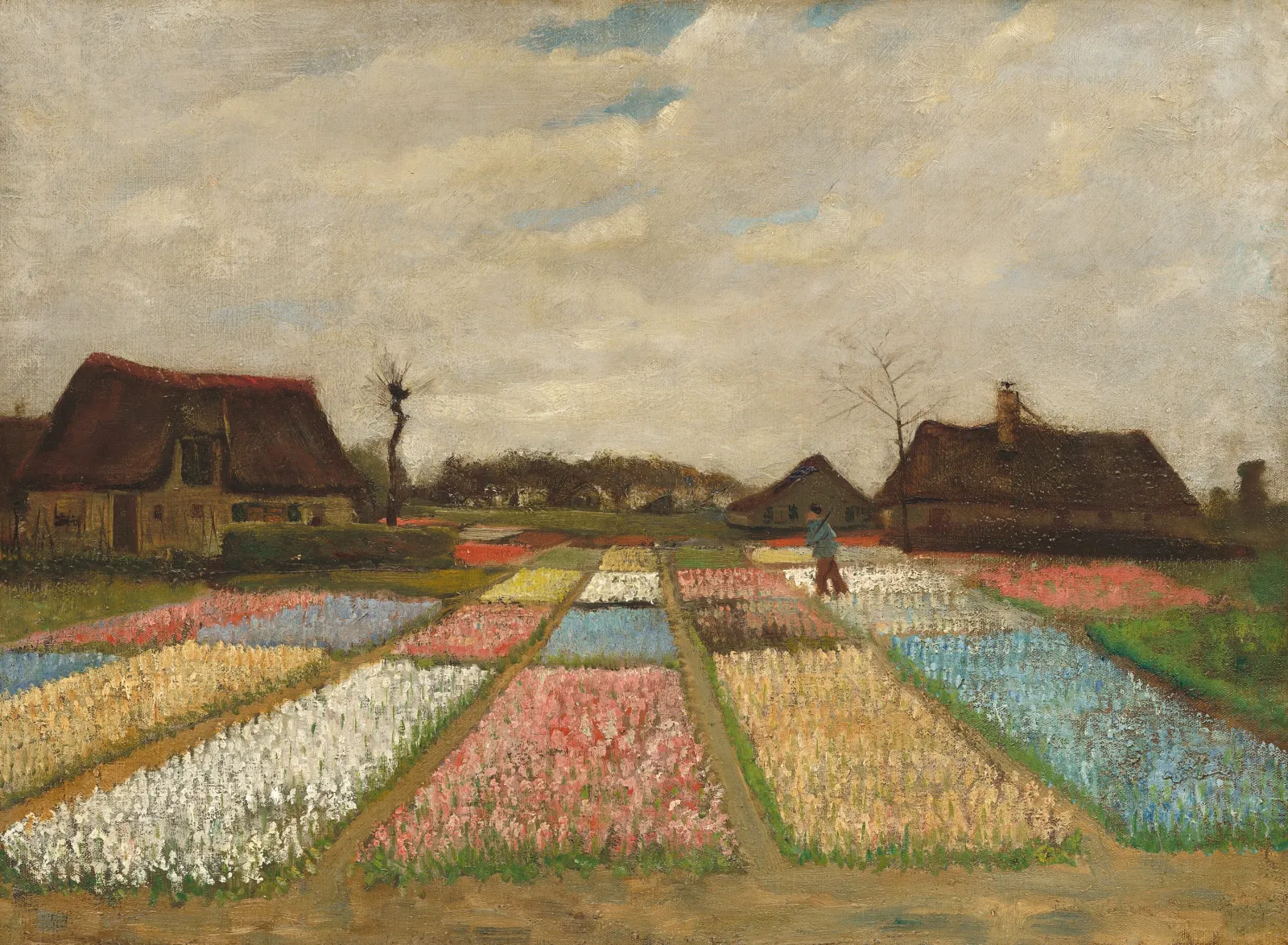 Champs de fleurs en Hollande, Vincent van Gogh