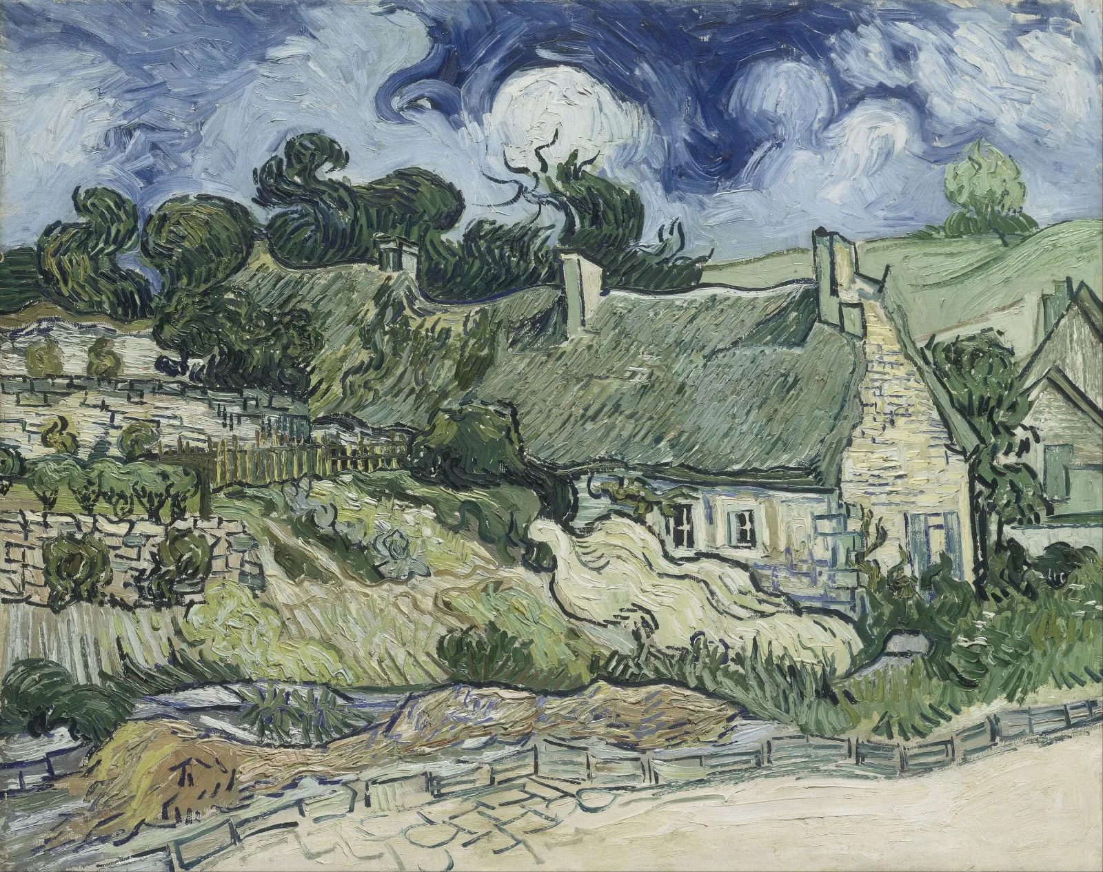 Chaumes de Cordeville, Vincent van Gogh