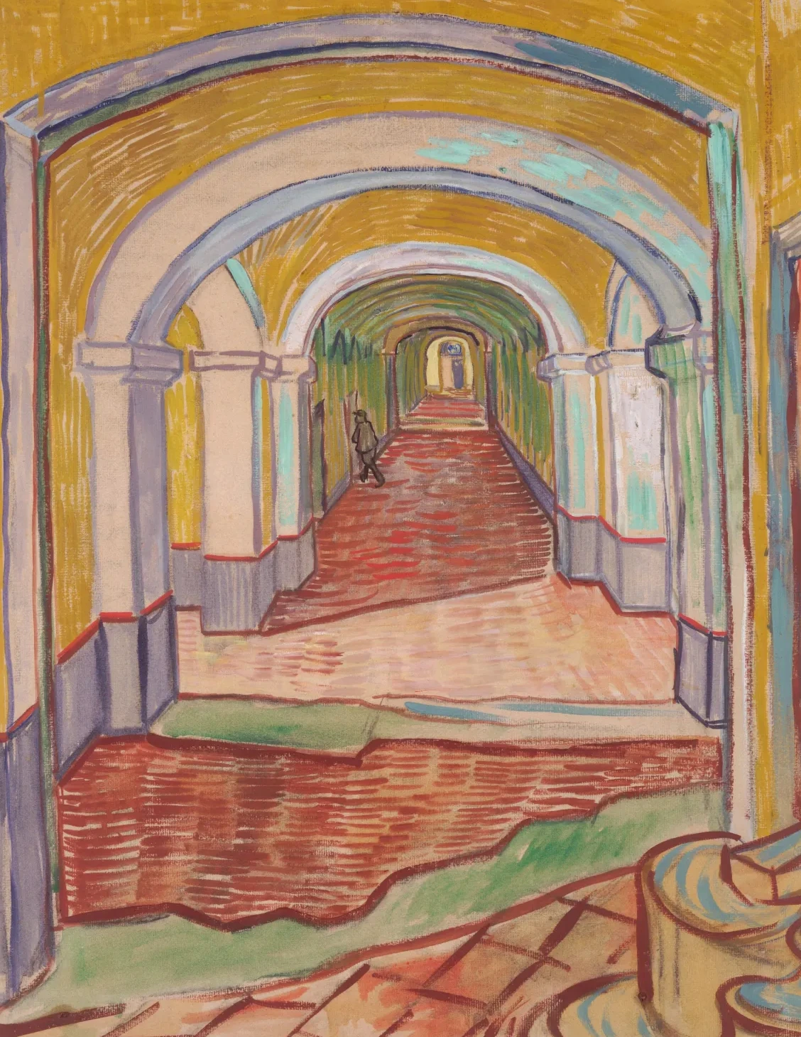 Corridor in the Asylum, Vincent van Gogh