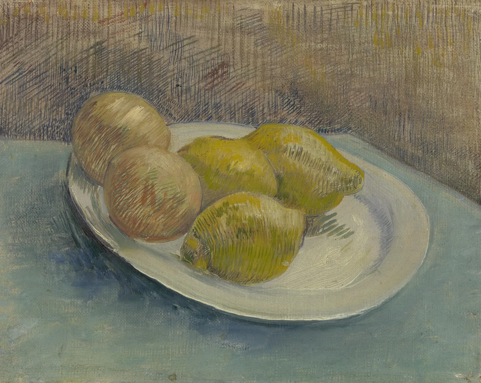 Dish with Citrus Fruit, Vincent van Gogh