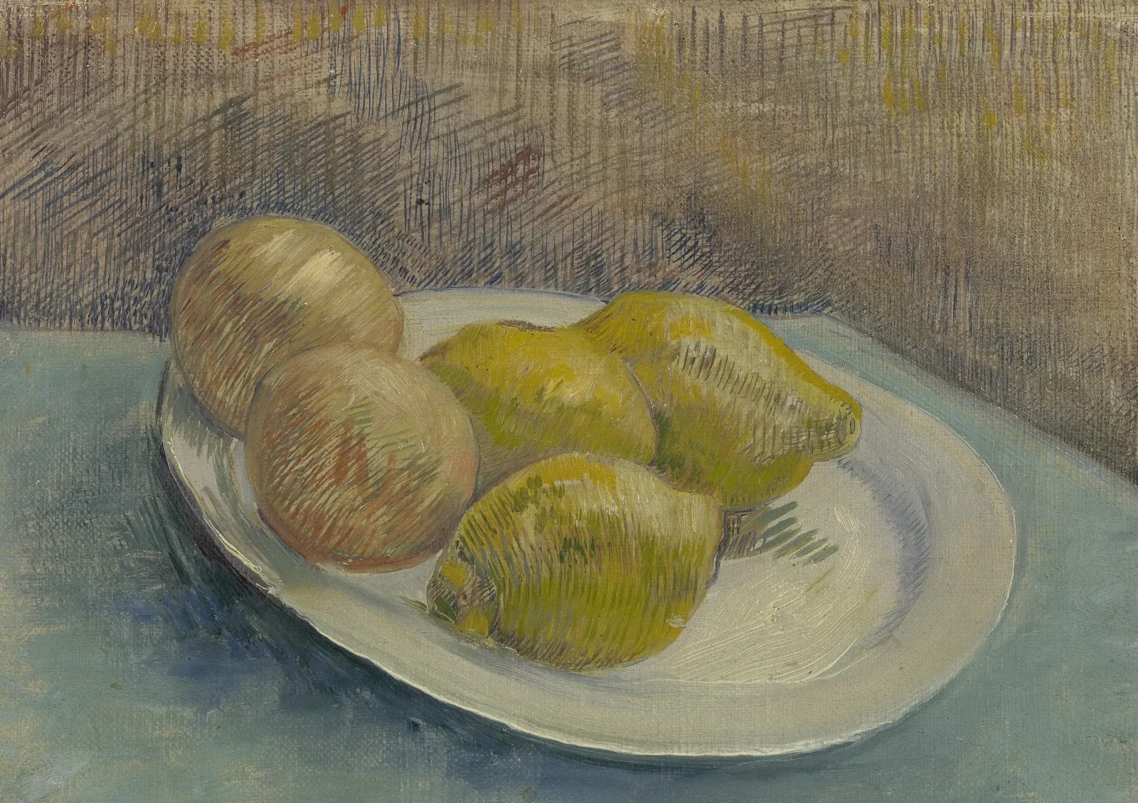 Dish with Citrus Fruit, Vincent van Gogh