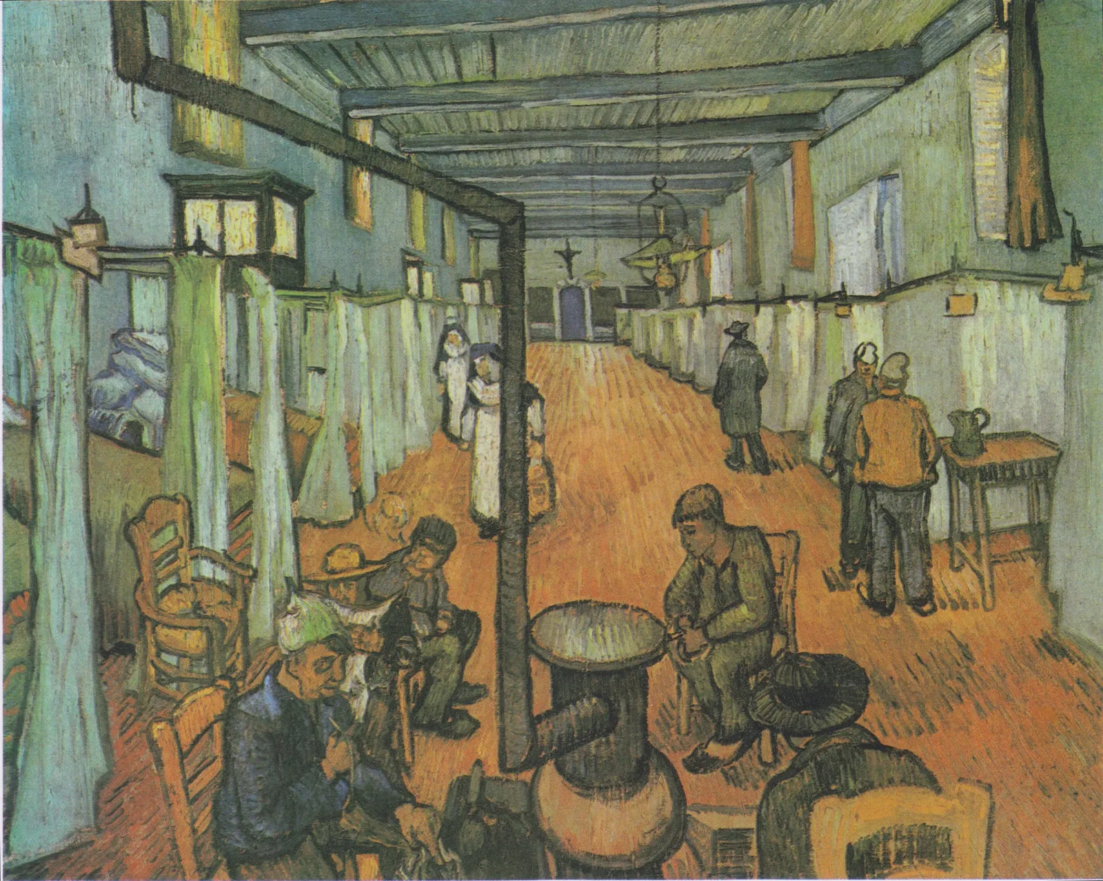 Dormitory in the Hospital in Arles, Vincent van Gogh