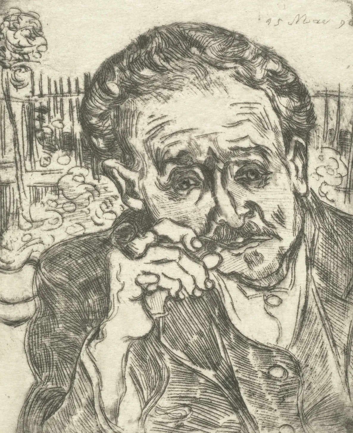 Dr. Gachet (Man with a Pipe), Vincent van Gogh