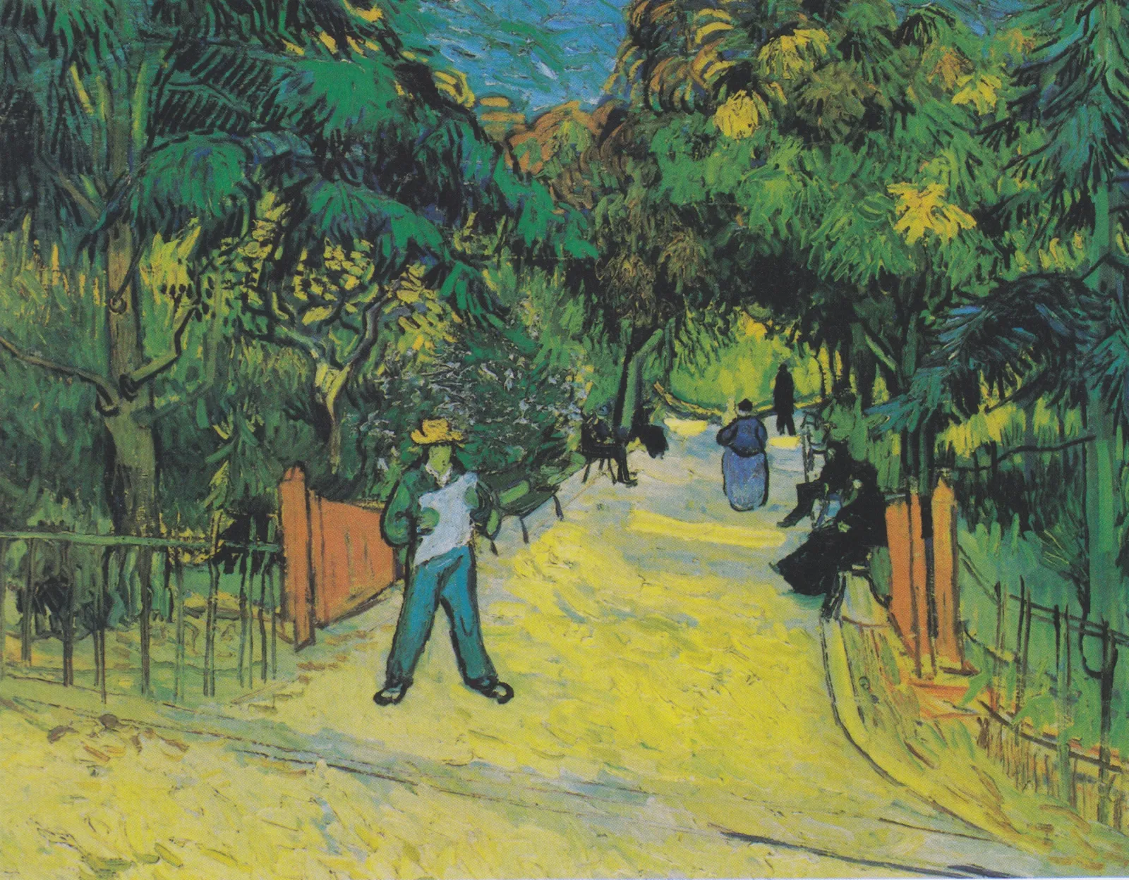 Entrée du parc public à Arles, Vincent van Gogh