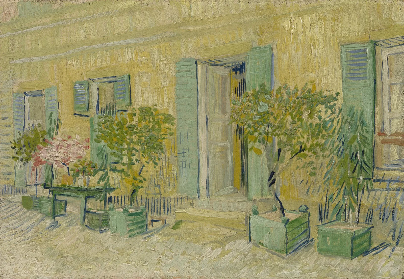 Exterior of a Restaurant in Asnières, Vincent van Gogh