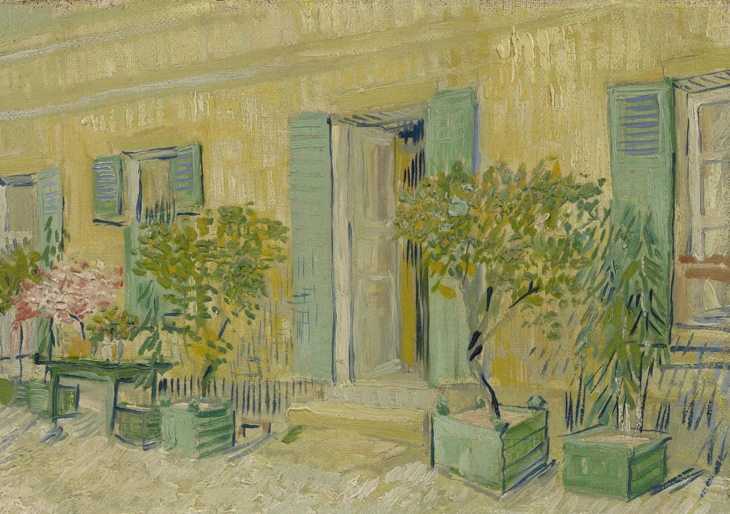 Exterior of a Restaurant in Asnières, Vincent van Gogh