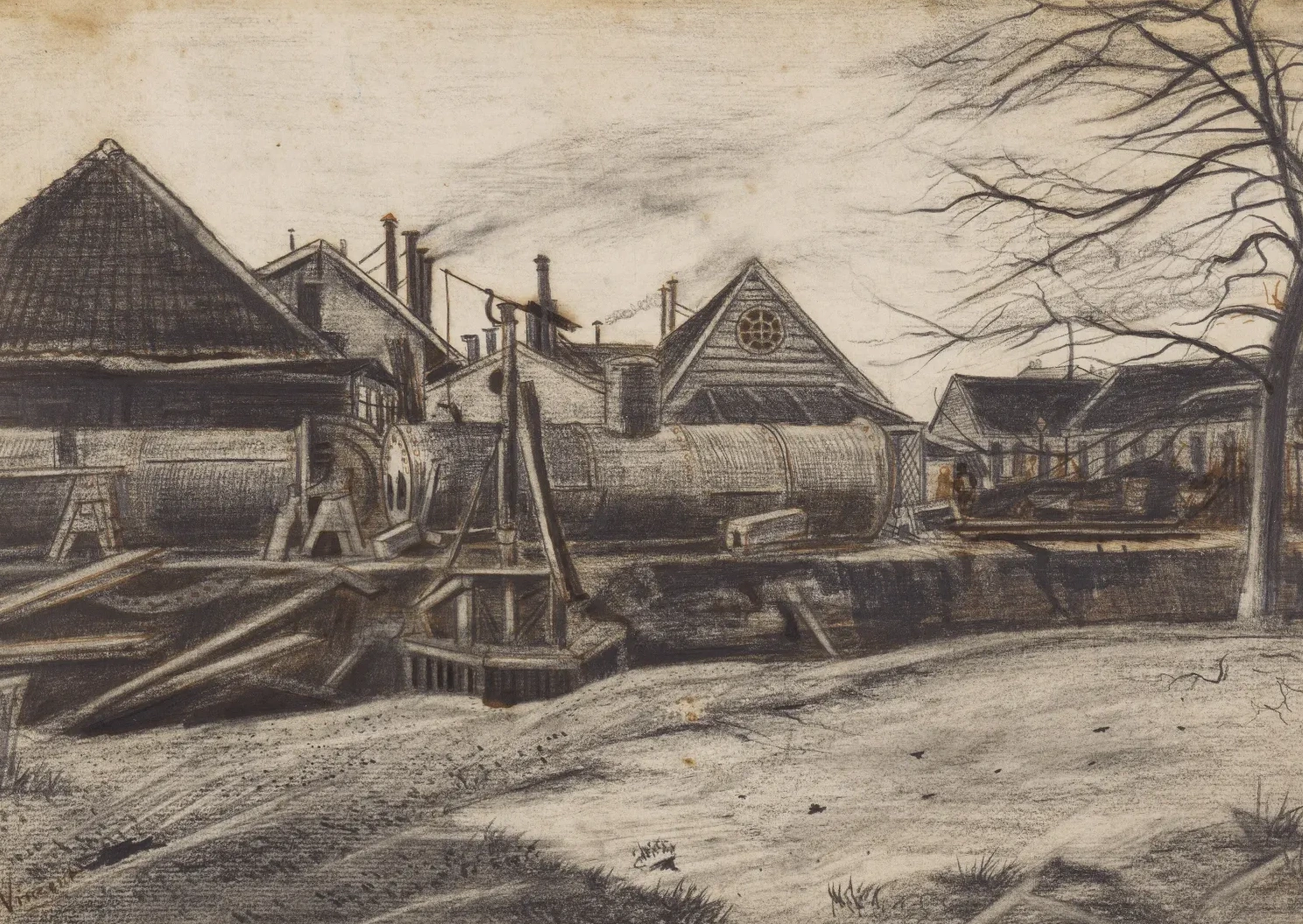 Factory, Vincent van Gogh