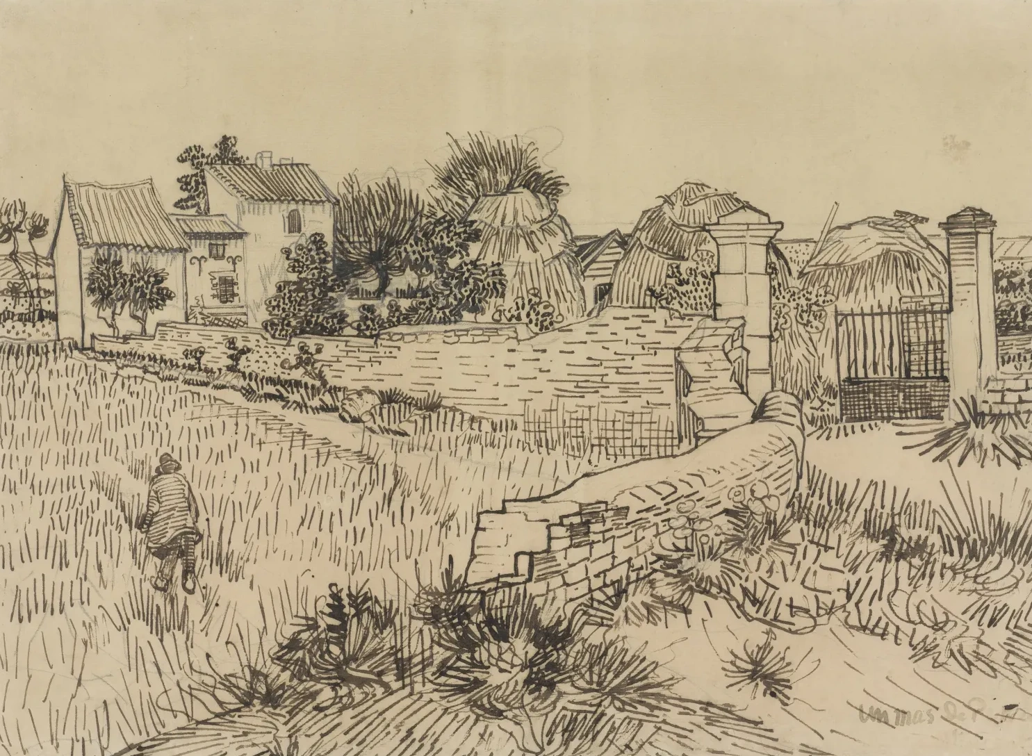 Farmhouse in Provence, Vincent van Gogh