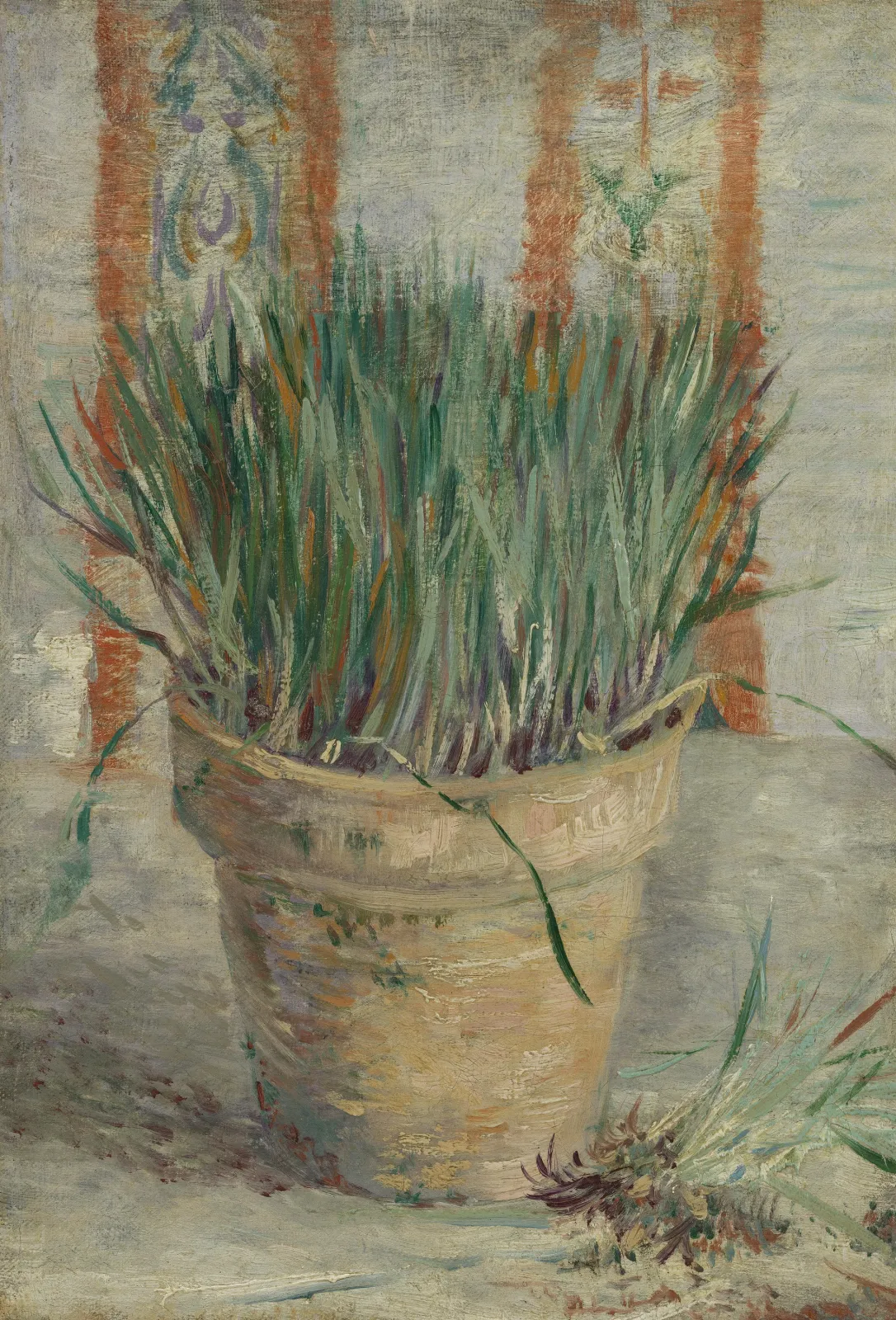 Flowerpot with Garlic Chives, Vincent van Gogh