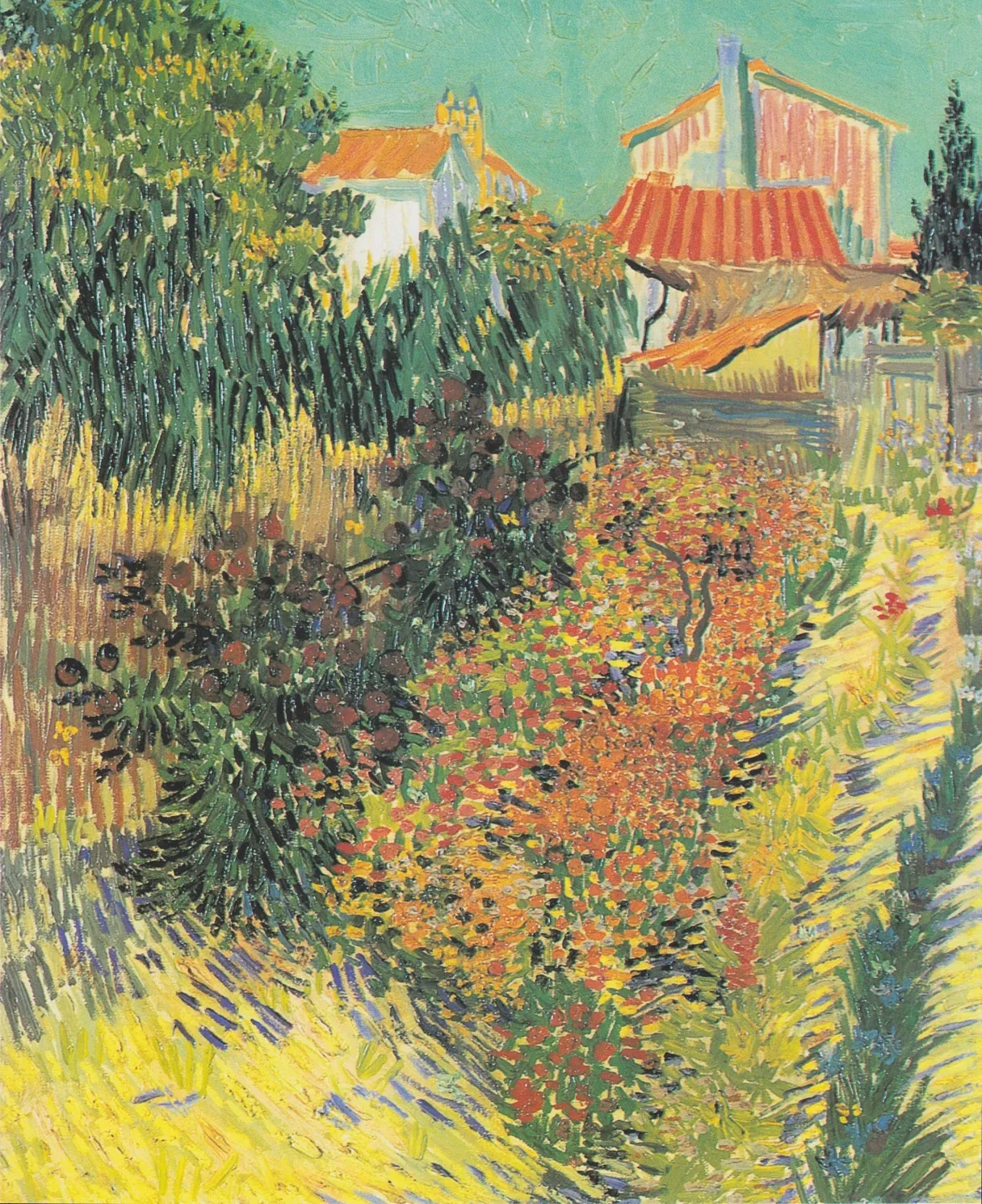 Garden Behind a House, Vincent van Gogh