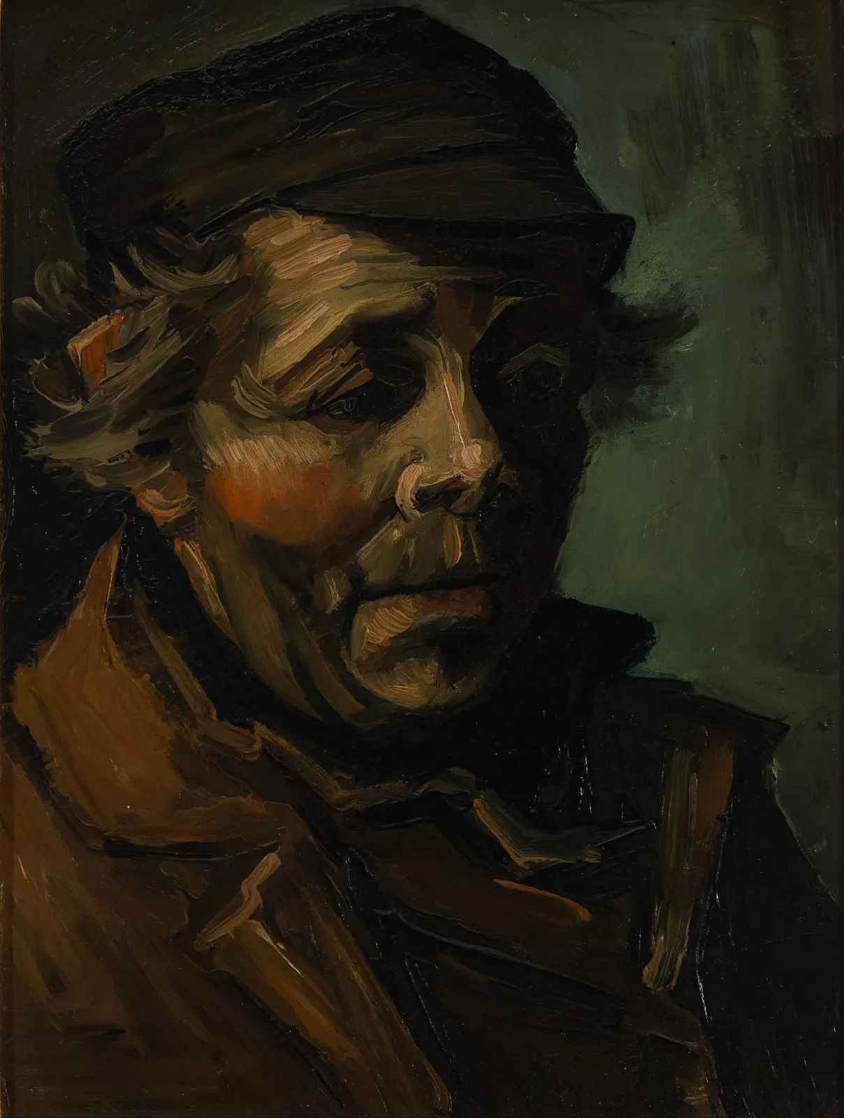 Head of a peasant, Vincent van Gogh