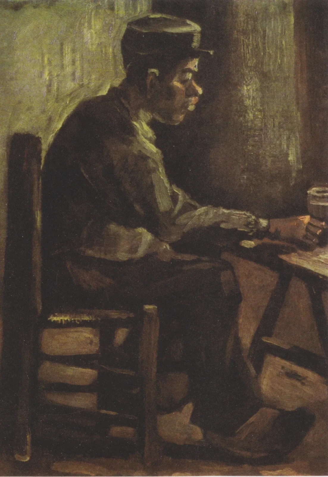Homme à une table, Vincent van Gogh