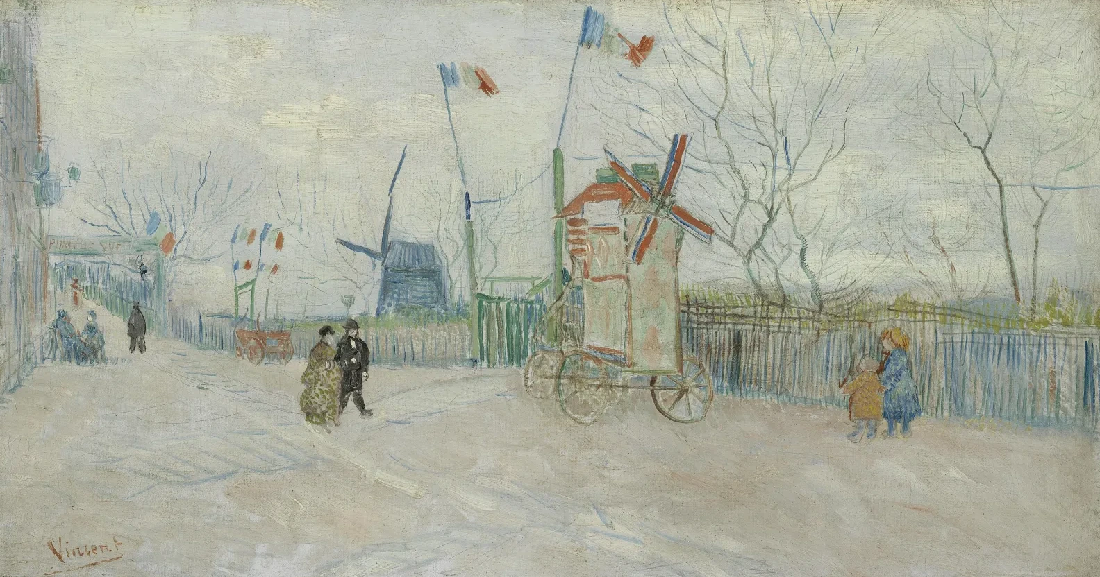 Callejón de los Dos Hermanos, Vincent van Gogh