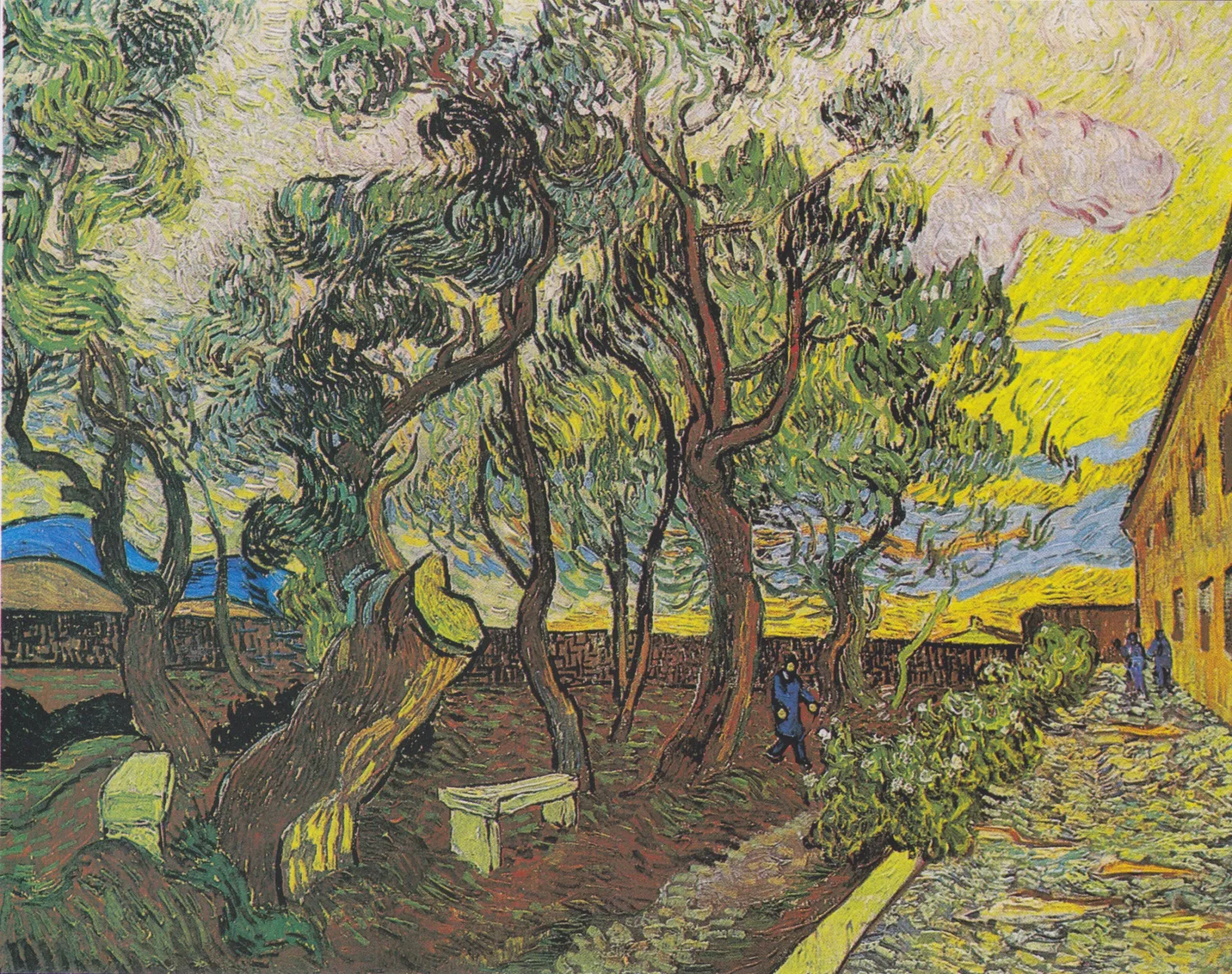 Jardin de l'hôpital Saint-Paul à Saint-Rémy, Vincent van Gogh