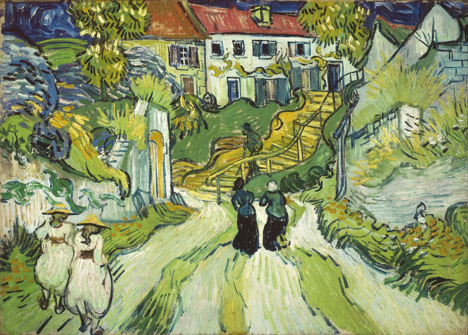 L'Escalier d'Auvers, Vincent van Gogh