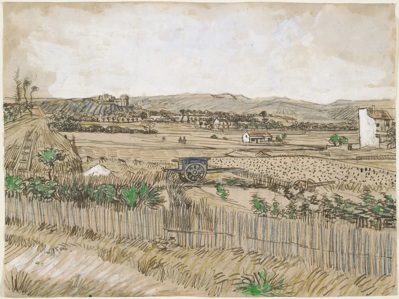 La charrette bleue, Vincent van Gogh