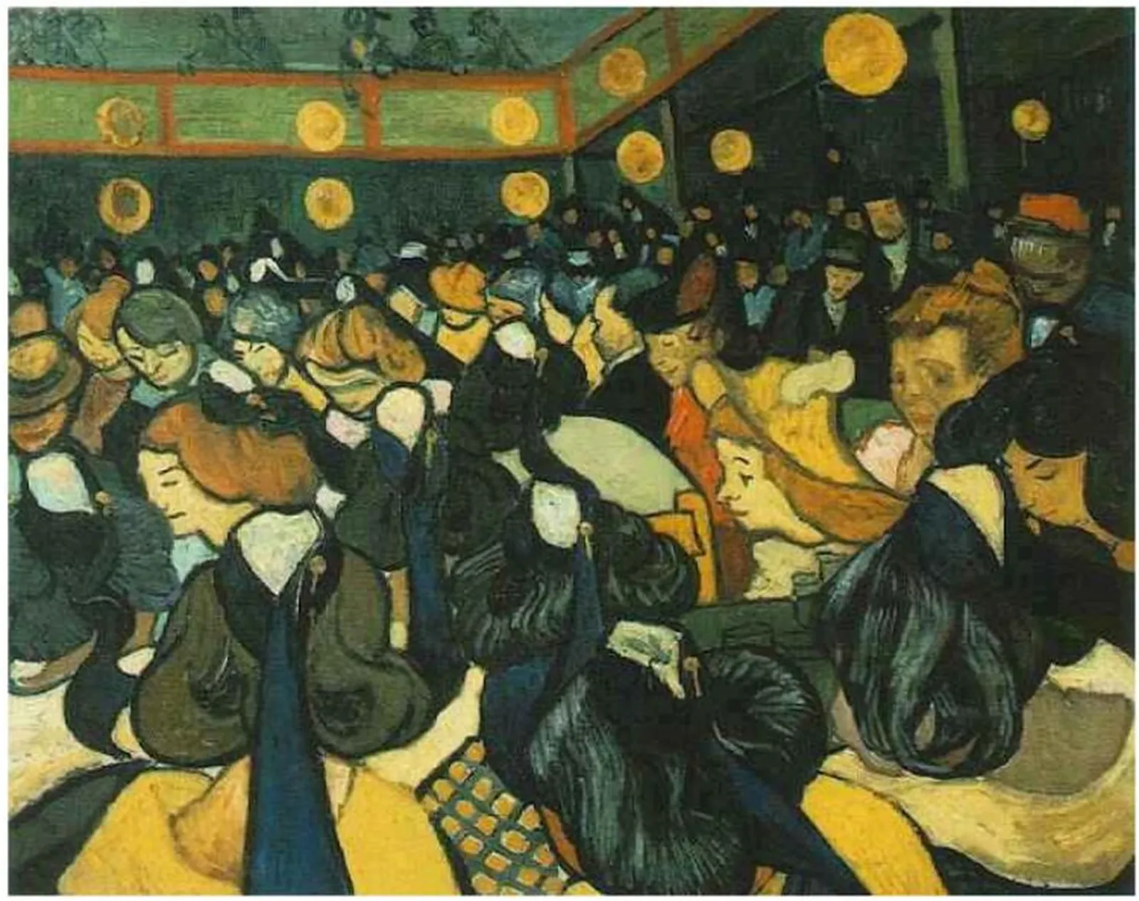 La Salle de danse à Arles, Vincent van Gogh