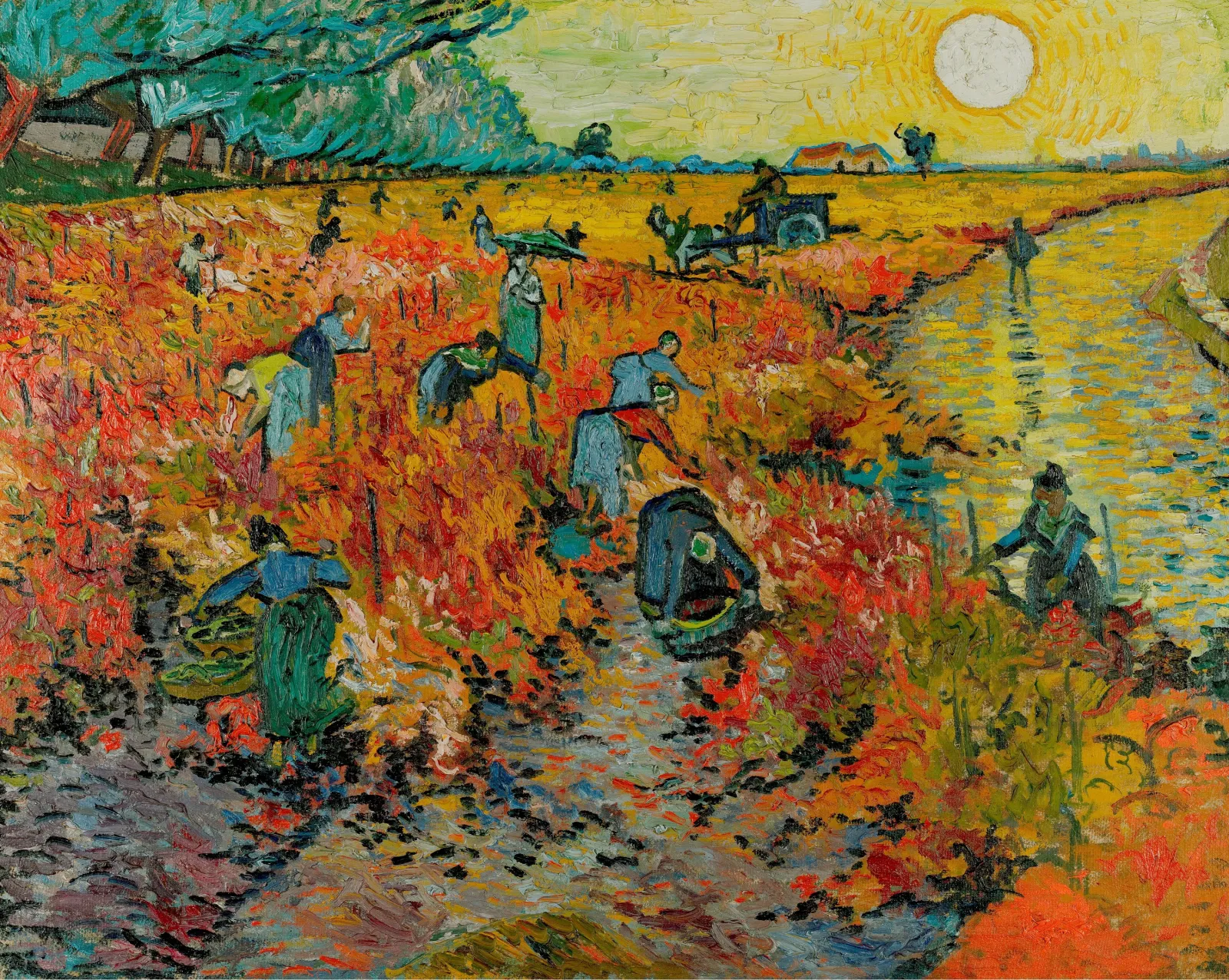 La Vigne rouge, Vincent van Gogh