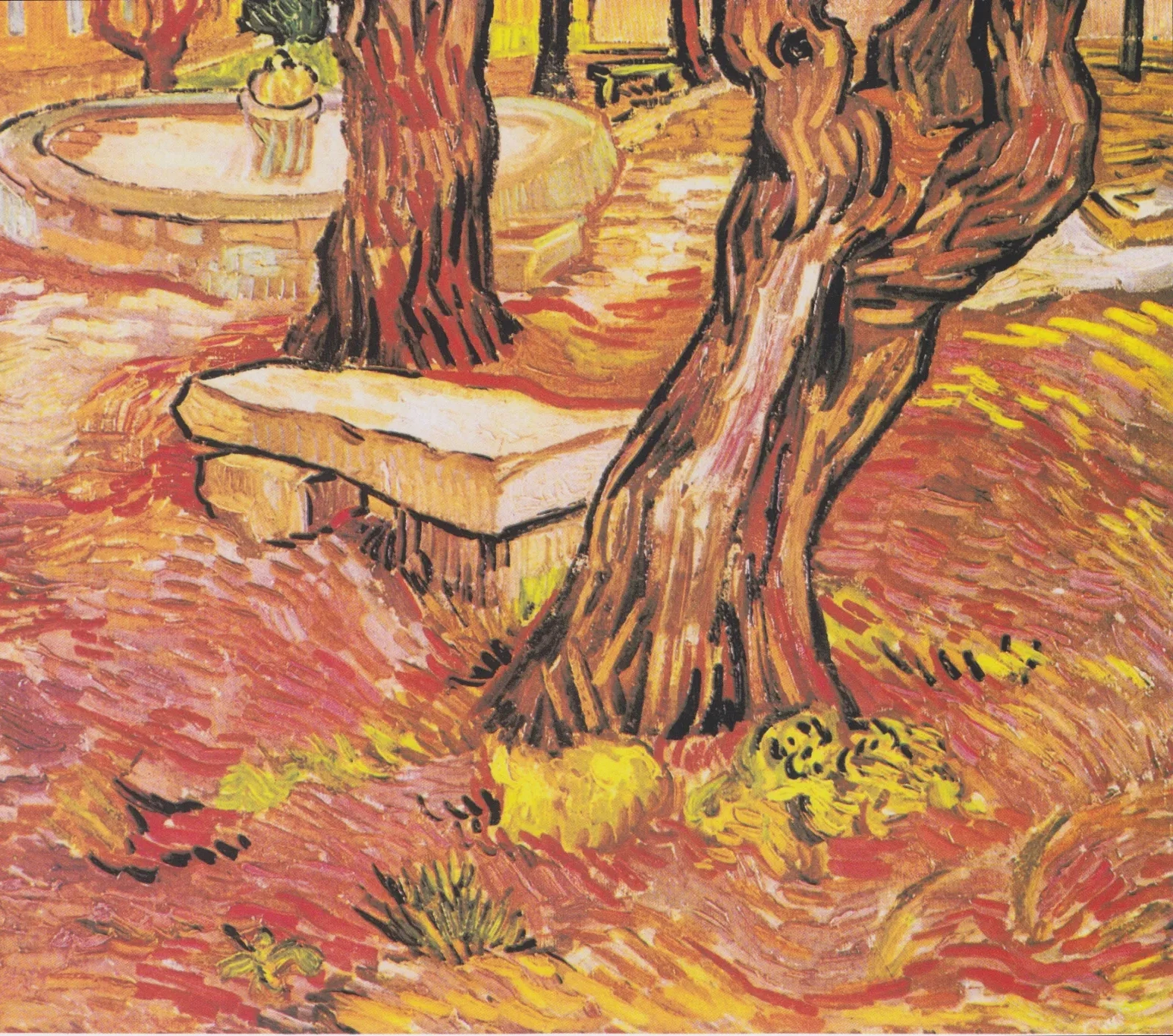Le banc de pierre dans le jardin de l'hôpital Saint-Paul, Vincent van Gogh
