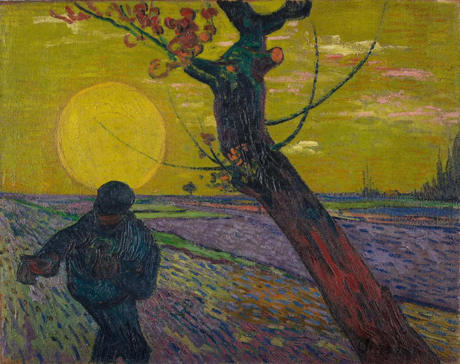 Le semeur au soleil couchant, Vincent van Gogh