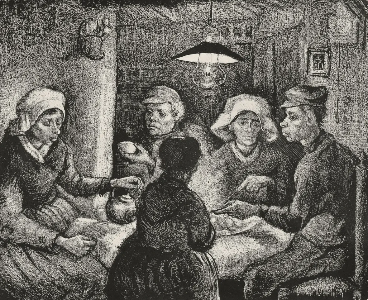 Les Mangeurs de pommes de terre, Vincent van Gogh