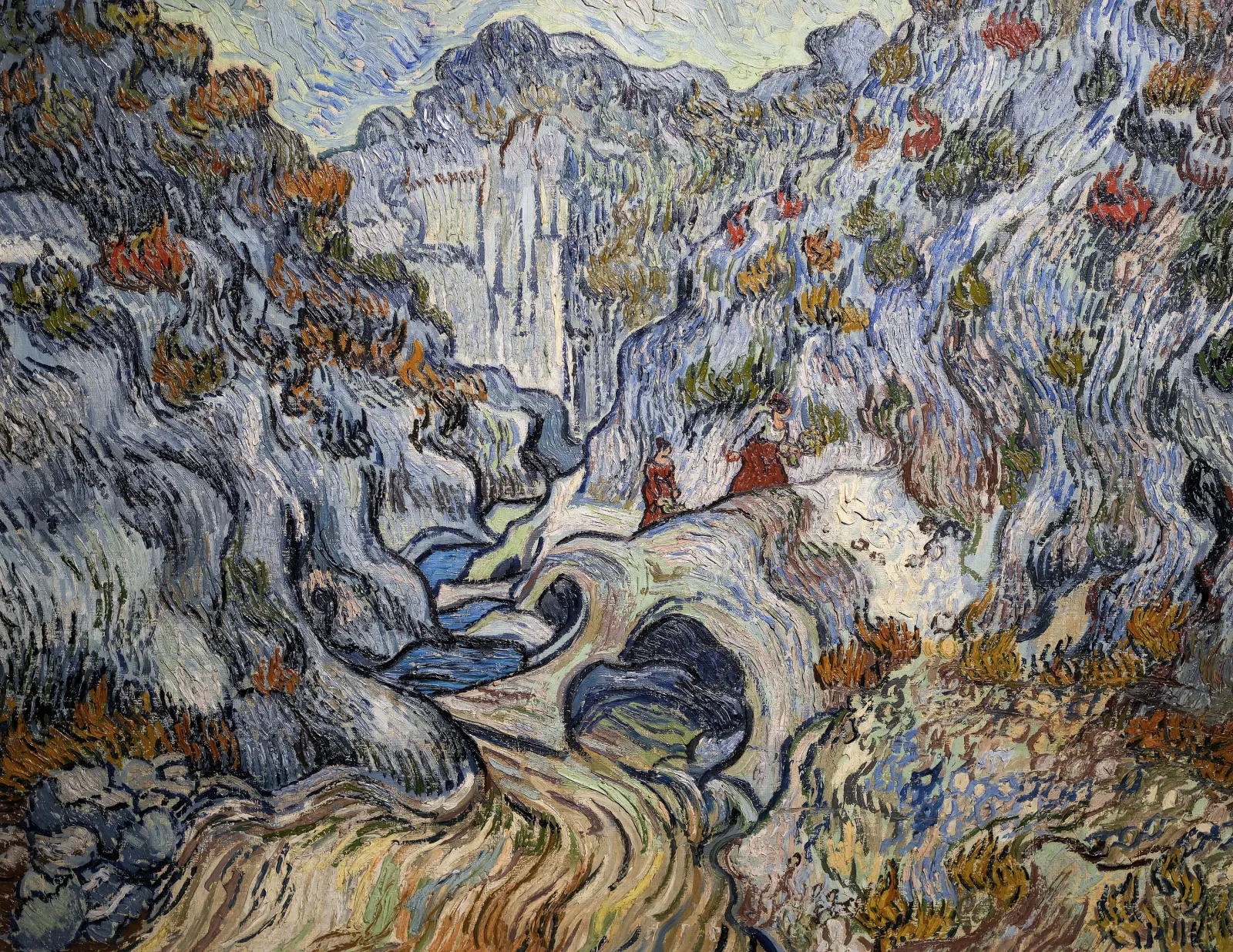 Les Peiroulets Ravine, Vincent van Gogh