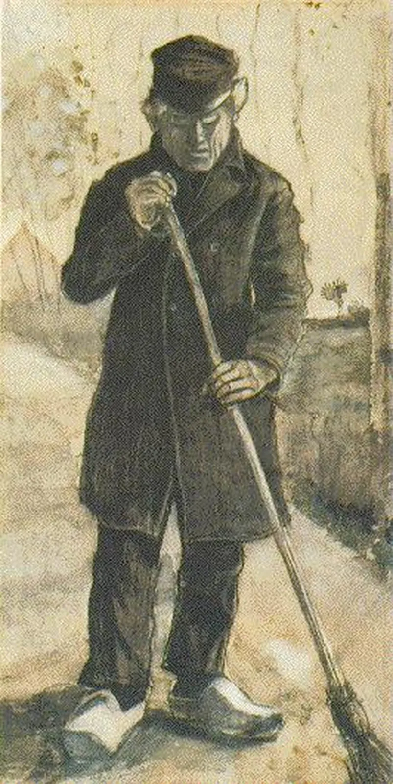 Man with Broom, Vincent van Gogh