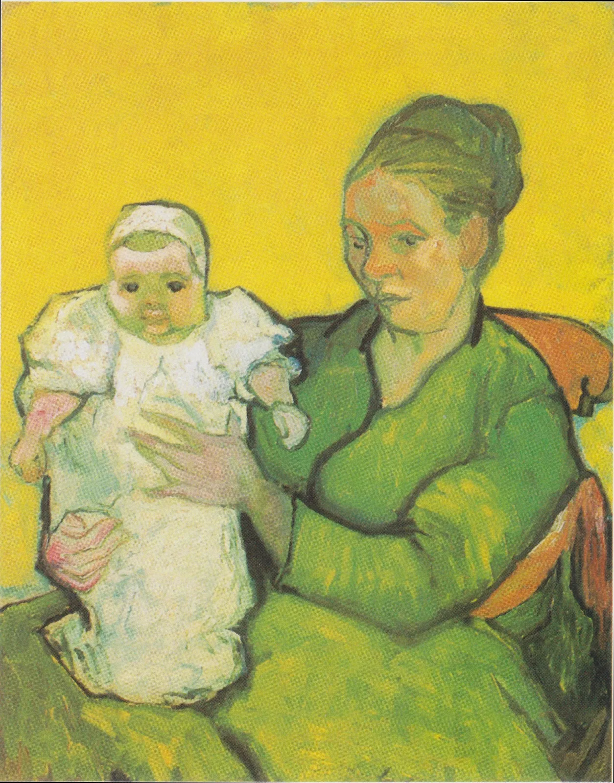 Mère Roulin avec son bébé, Vincent van Gogh