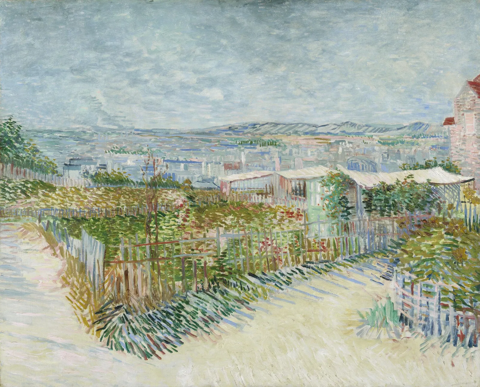 Montmartre: behind the Moulin de la Galette, Vincent van Gogh