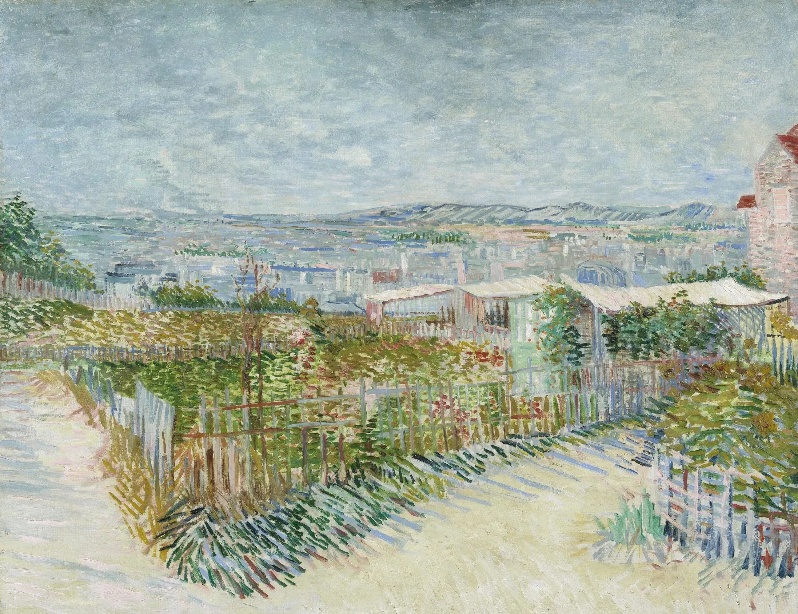 Montmartre: behind the Moulin de la Galette, Vincent van Gogh