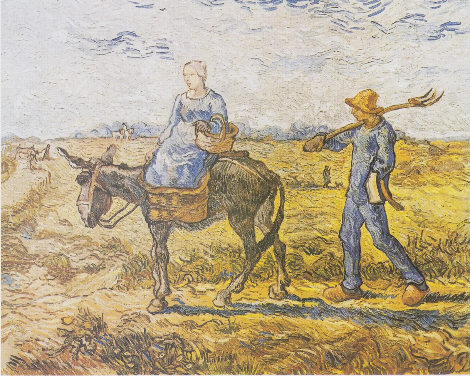 Morning. Going to Work (after Millet ), Vincent van Gogh