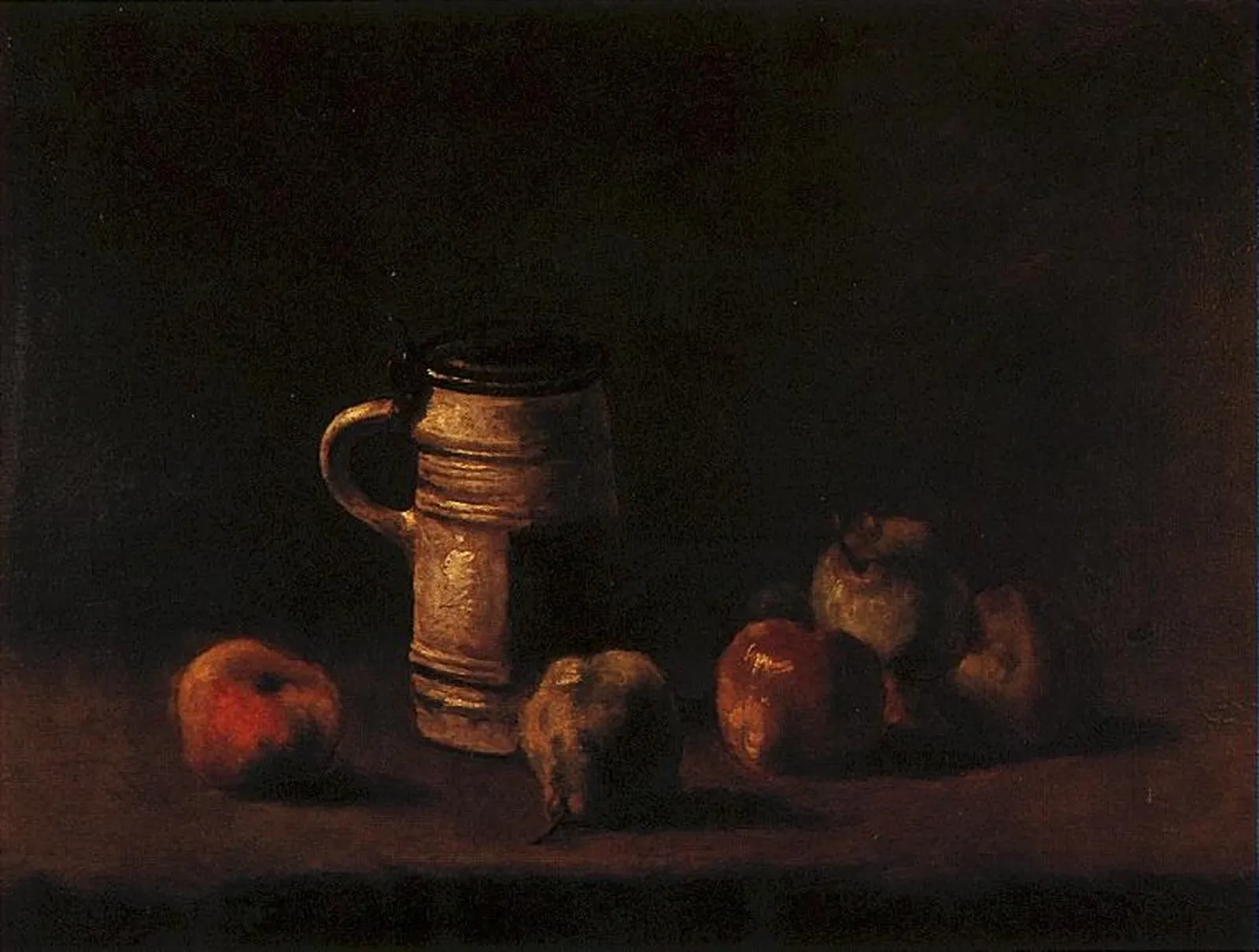 Nature morte avec chope de bière et fruits, Vincent van Gogh