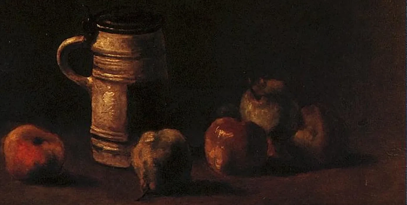 Nature morte avec chope de bière et fruits, Vincent van Gogh