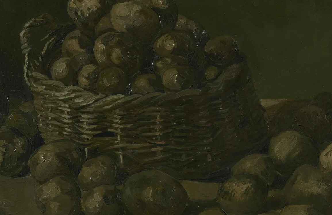 Nature morte avec un panier de pommes de terre, Vincent van Gogh