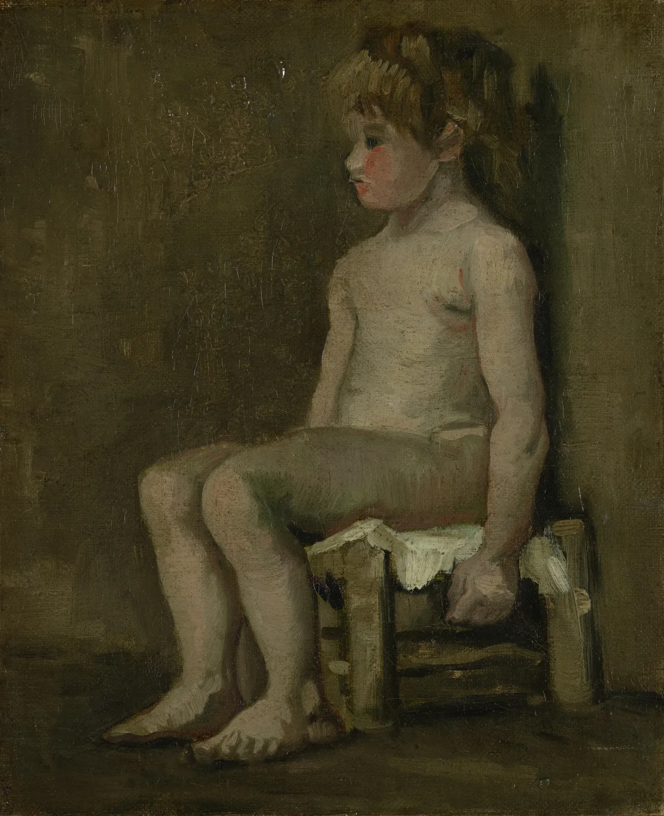 Nude Girl, Seated, Vincent van Gogh