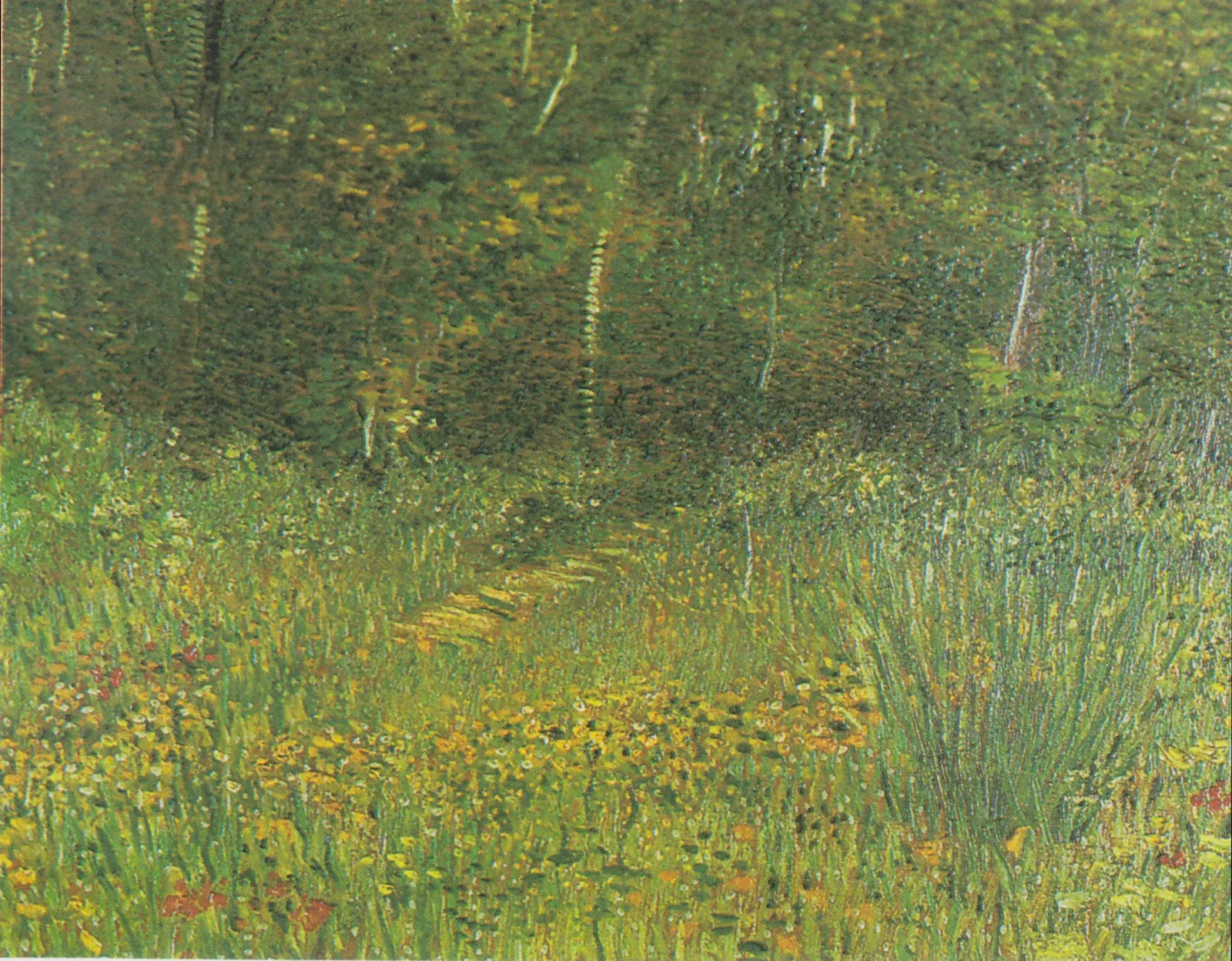 Park at Asnieres in Spring, Vincent van Gogh