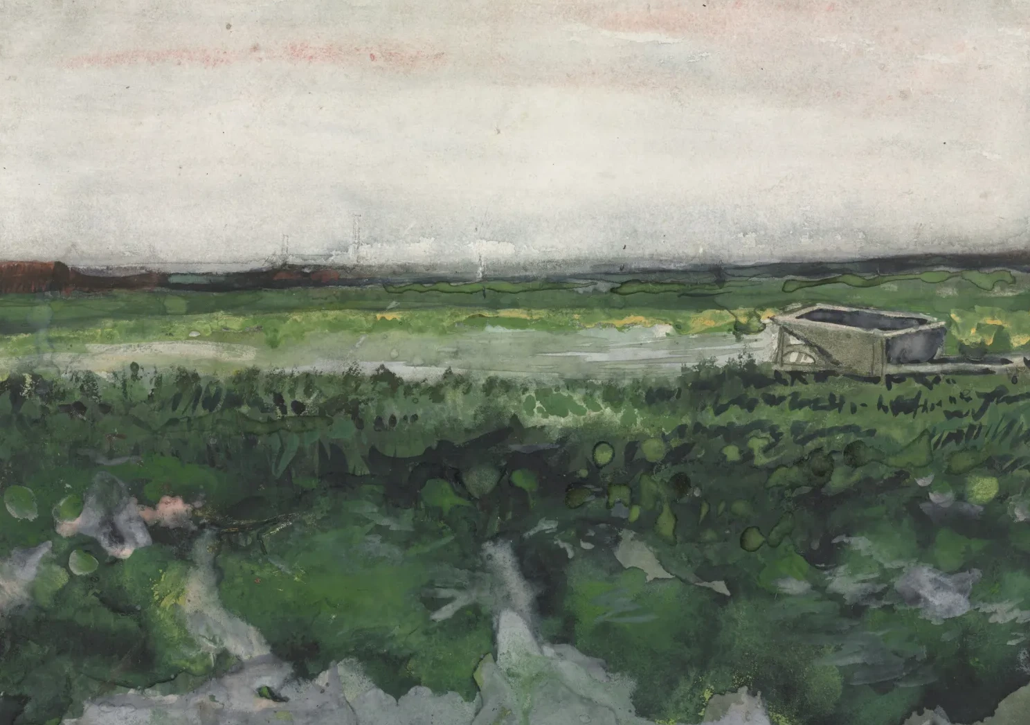 Paysage avec brouette, Vincent van Gogh