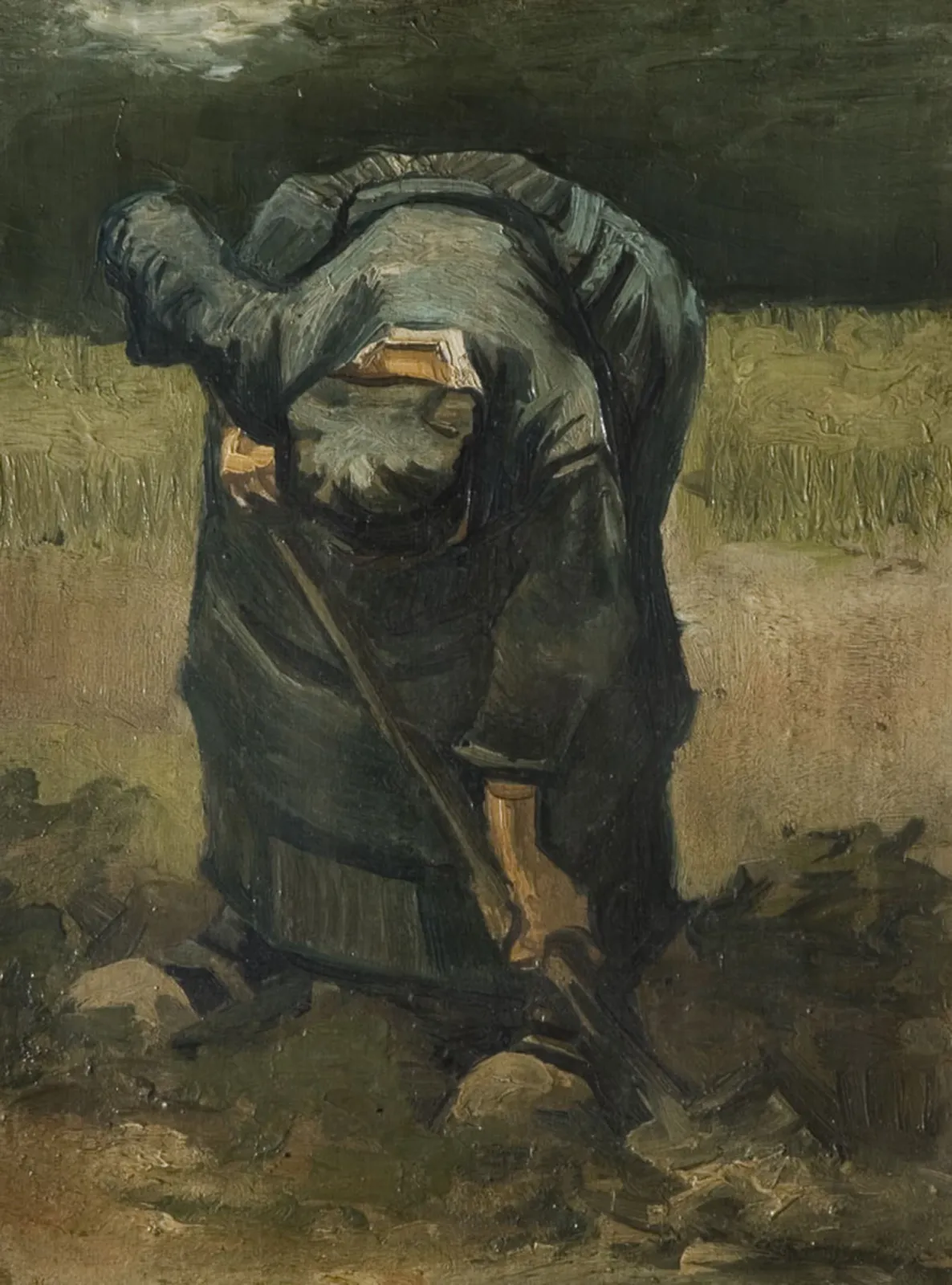 Peasant Woman Digging, Vincent van Gogh