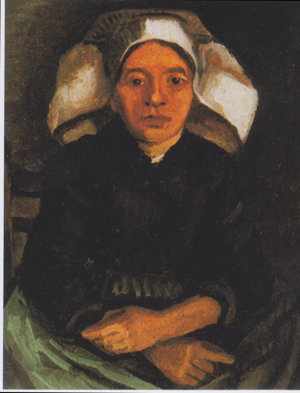 Peasant Woman, Half-Figure, Sitting, Vincent van Gogh