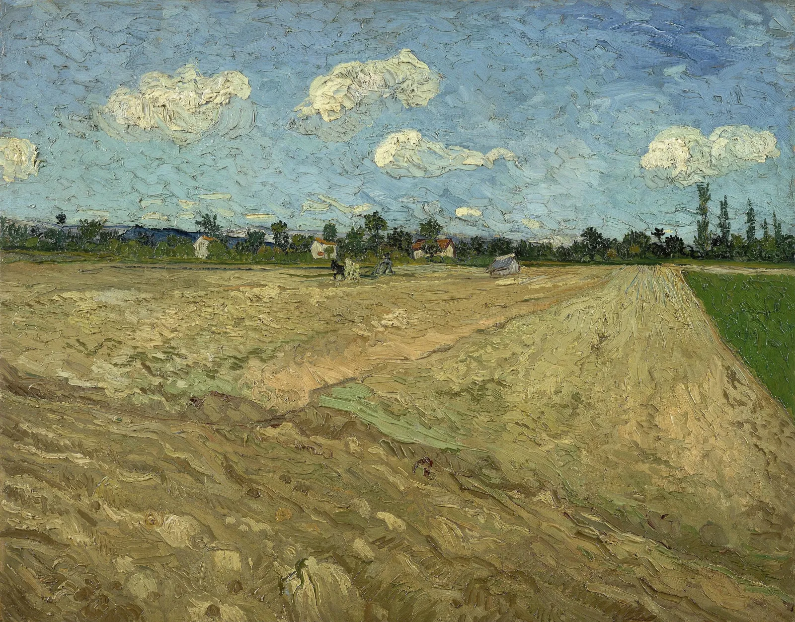 Ploughed fields, Vincent van Gogh