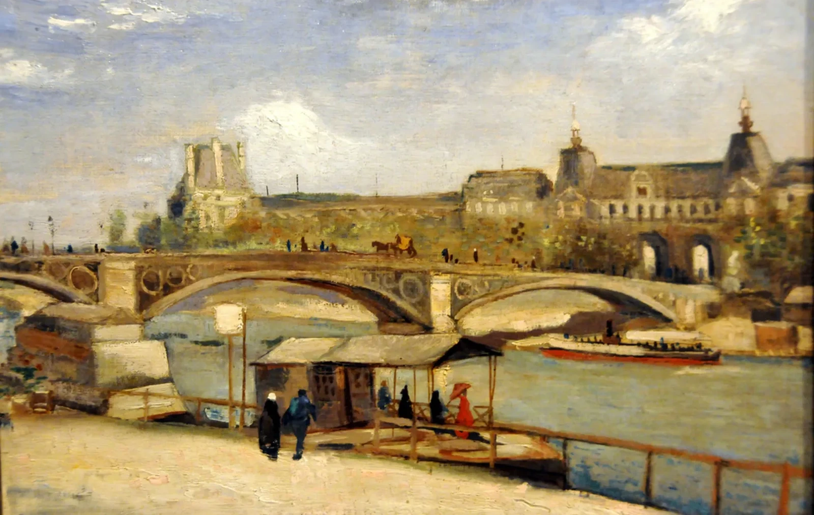 Pont du Carrousel and the Louvre, Vincent van Gogh